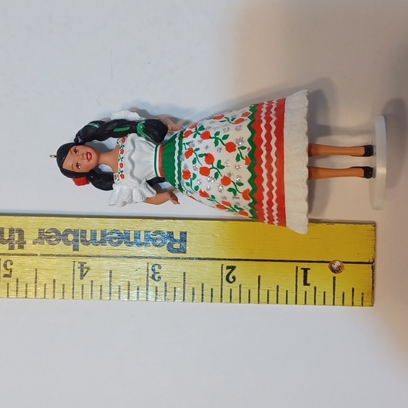 Hallmark Keepsake Ornament Mexican Barbie Dolls of the World Collector's Series - Picture 10 of 14